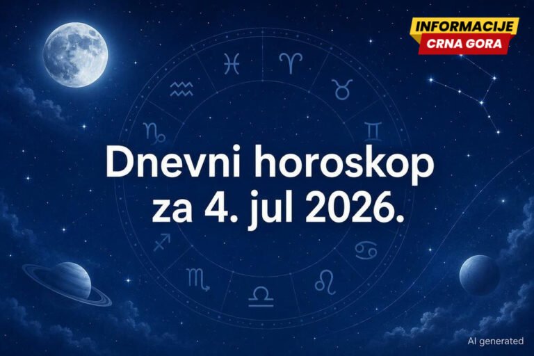 Dnevni horoskop za subotu, 4. jul 2026.