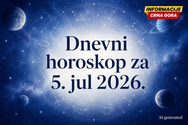 Dnevni horoskop za 5. jul 2026.