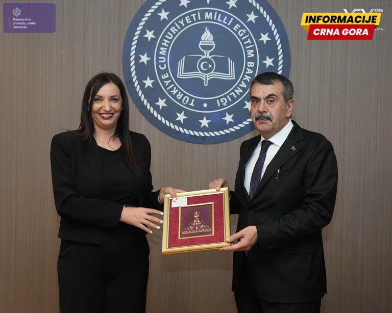 Crna Gora i Turska spremna za dalje unapređenje saradnje u oblasti obrazovanja