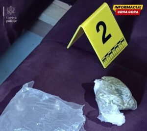 UP: U Šavniku uhapšeni državljanin Hrvatske i Nikšićanin, oduzeti marihuana i mobilni telefoni