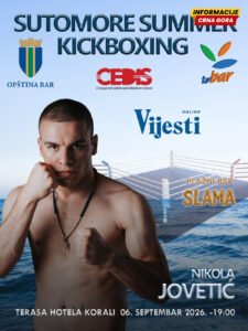Sutomore domaćin profesionalnog kik boks spektakla, Nikola Jovetić zvijezda večeri