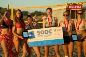 Elena Fedčuk i Polina Cigankova osvojile Prvenstvo Crne Gore u odbojci na pijesku