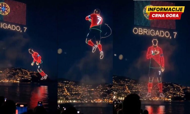 Dron spektakl u Madeiri za Ronaldov oproštaj