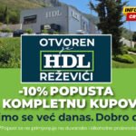 Otvoren je novi HDL hipermarket u Reževićima – novo mjesto za najpovoljniju kupovinu na Budvanskoj rivijeri