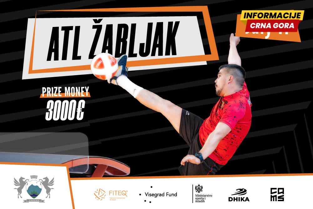 Žabljak domaćin turnira Jadranske Teqball lige