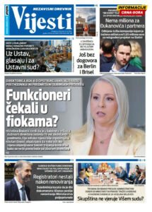 Naslovna strana “Informacije CG” za 9. jul 2026. godine
