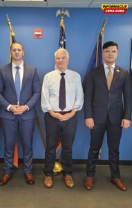 Šaranović i Šćepanović sa okružnim tužiocem u Njujorku