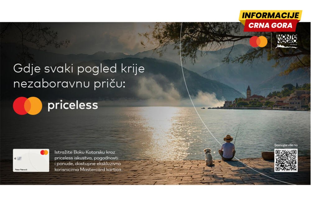 Od Perasta do panorame Kotora: Ovog ljeta istražite Boku Kotorsku uz Mastercard