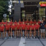 Mlada vaterpolo reprezentacija na Balkanskim igrama u Solunu