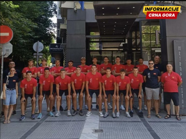 Mlada vaterpolo reprezentacija na Balkanskim igrama u Solunu