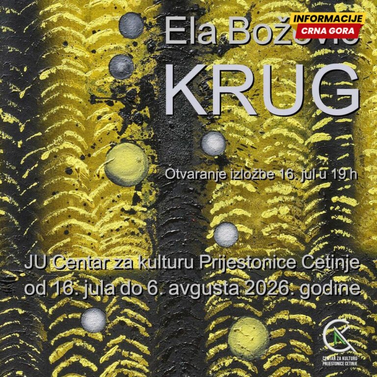 Izložbom "Krug" zaokružuje dosadašnje likovne motive