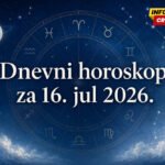 Dnevni horoskop za četvrtak, 16. jul 2026.
