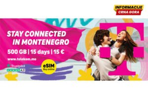 Telekom pripejd – najbolji saputnik za ljeto u Crnoj Gori