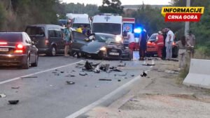 Bar: Sudar kamiona i automobila kod Čanja