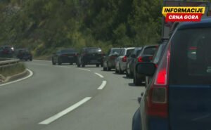 Ogromne gužve prema moru i ove subote: Kolone u oba pravca na putu Podgorica – Bar