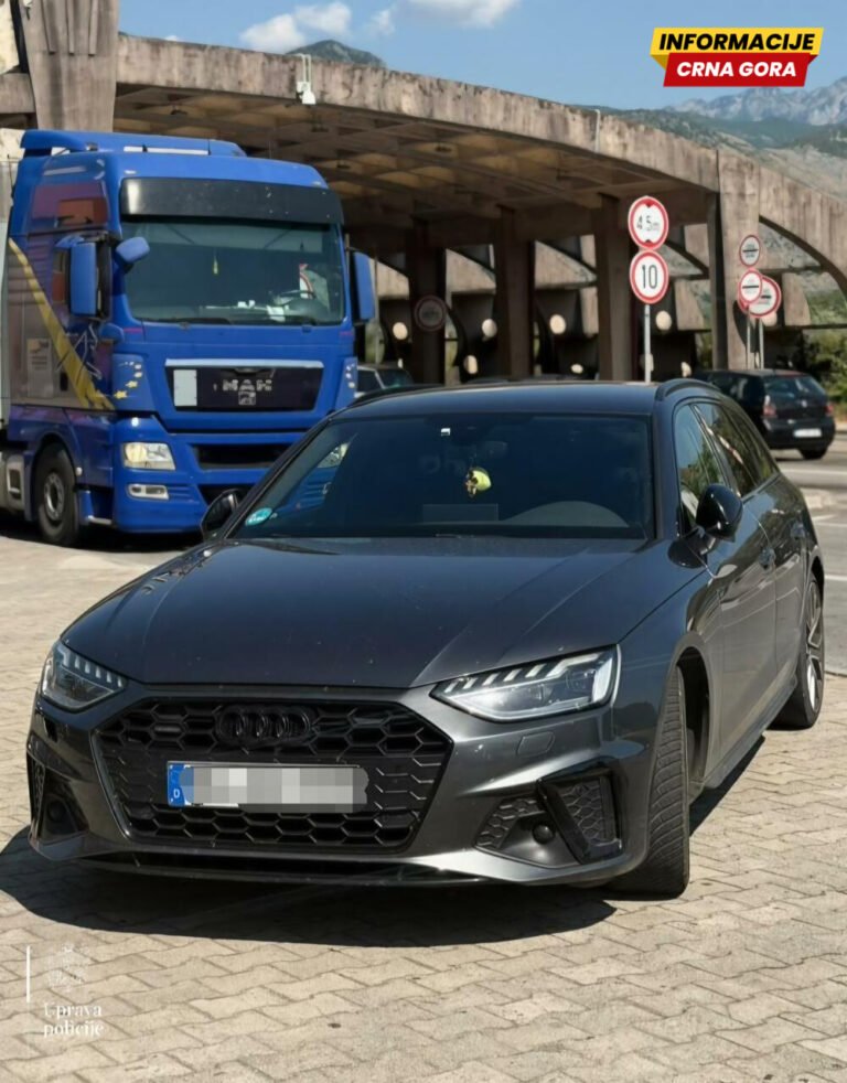 UP: Od državljanina Sjeverne Makedonije oduzet "Audi" koji potražuje Njemačka