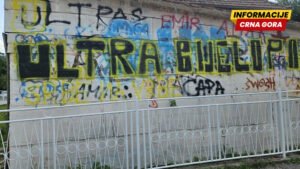 Grafit “Srbe na vrbe” u Bijelom Polju