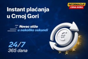 CBCG: Od danas instant plaćanja u Crnoj Gori, novac stiže za nekoliko sekundi