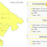 Danas i sjutra na snazi žuti meteoalarm zbog mogućeg nevremena