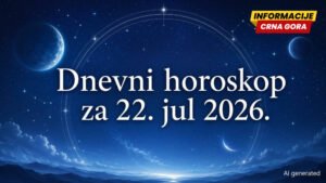 Dnevni horoskop za srijedu, 22. jul 2026.
