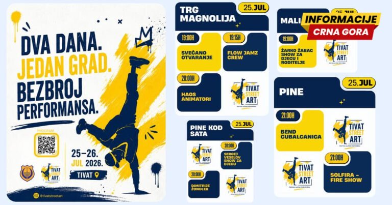 Festival uličnih performera u Tivtu