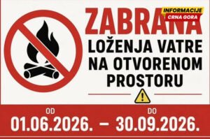 U Nikšiću će dronovima nadzirati zabranu paljenja vatre na otvorenom