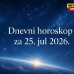 Dnevni horoskop za subotu, 25. jul 2026.