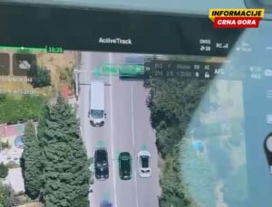 UP: Barska policija dronom kontrolisala saobraćaj, izdato sedam prekršajnih naloga, uhapšen motociklista