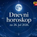 Dnevni horoskop za nedjelju, 26. jul 2026.