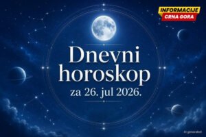 Dnevni horoskop za nedjelju, 26. jul 2026.