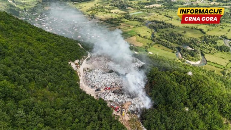 Mještani tvrde da deponija u Gusinju gori više od mjesec dana
