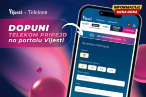 Brža dopuna Telekom pripejd računa dostupna na portalu Informacije CG