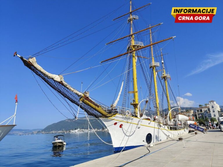 Dani otvorenih vrata školskog broda „Jadran“ 15. i 16. avgusta u Tivtu