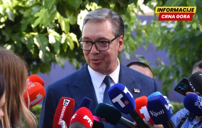 Vučić: Zvanična Crna Gora učestvuje u proslavi 'Oluje', nikoga nije poslala u Mrkonjić Gradu. Hvala Vladi Crne Gore