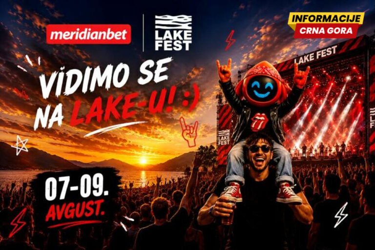 Meridianbet ponovo uz najveći muzički spektakl ljeta – Lake Fest 2026