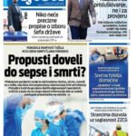 Naslovna strana “Informacije CG” za 1. avgust 2026. godine
