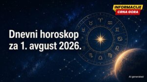 Dnevni horoskop za subotu, 1. avgust 2026.