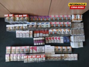 Nikšić: U dva trgovinska objekta pronađene cigarete vrijednosti oko 1.840 eura, krivične prijave protiv vlasnika radnji