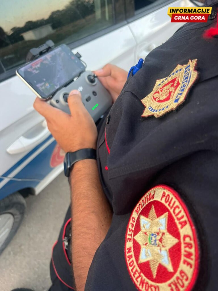 Ulcinj: Pojačana kontrola saobraćaja dronom, sankcionisana 22 vozača