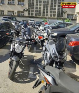 UP: Tokom pojačane kontrole motociklista u Podgorici uhapšeno osam osoba