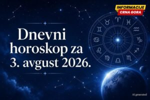 Dnevni horoskop za ponedjeljak, 3. avgust 2026.