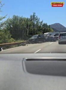 Kilometarske kolone zbog udesa na putu Podgorica – Virpazar