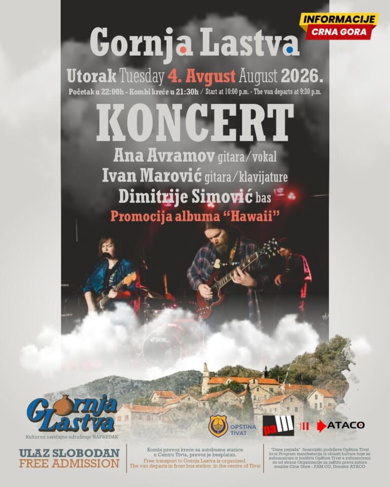 Internacionalni muzički trio u Gornjoj Lastvi