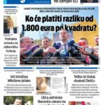 Naslovna strana “Informacije CG” za 5. avgust 2026. godine