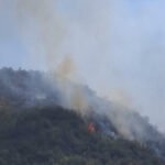 Budva: Vatrogasci opkolili požar, bukti na nepristupačnom terenu
