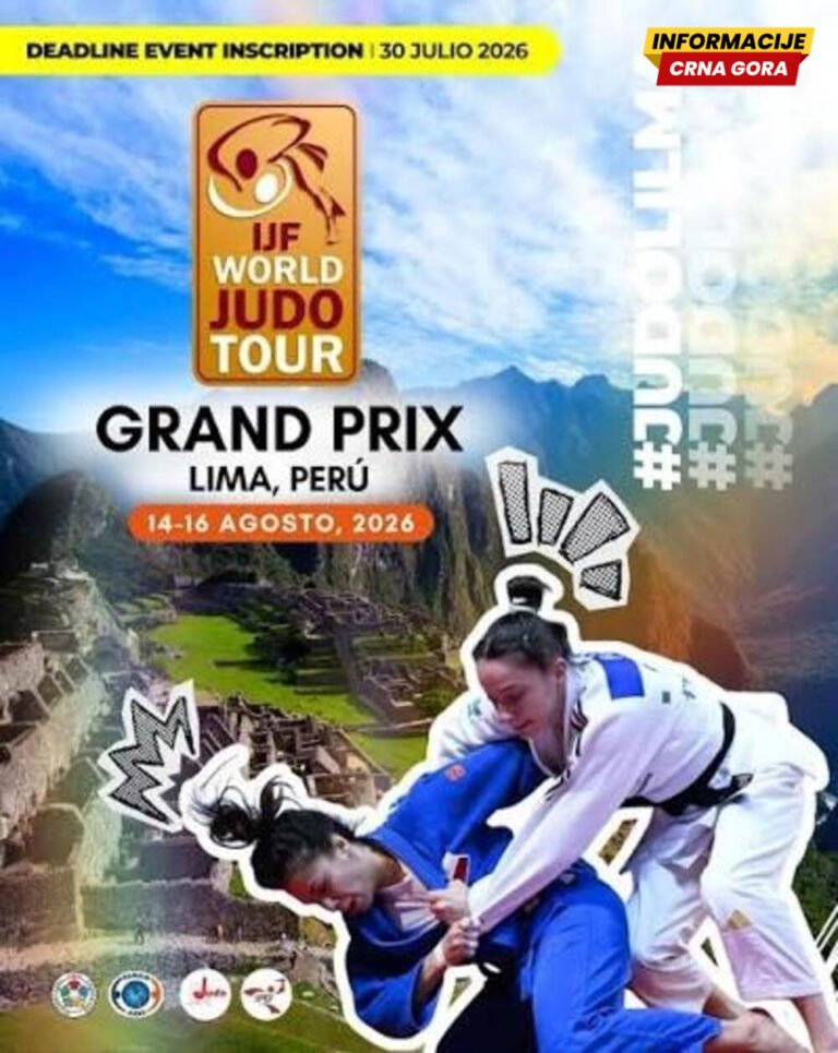 Crnogorska džudo ekspedicija u Peruu: Gran pri i Panamerički open šansa za olimpijske bodove