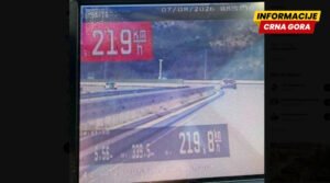 Vozio na auto-putu 219 kilometara na sat