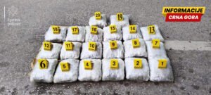 Granična policija zaplijenila 20 kilograma marihuane, uhapšen Zećanin