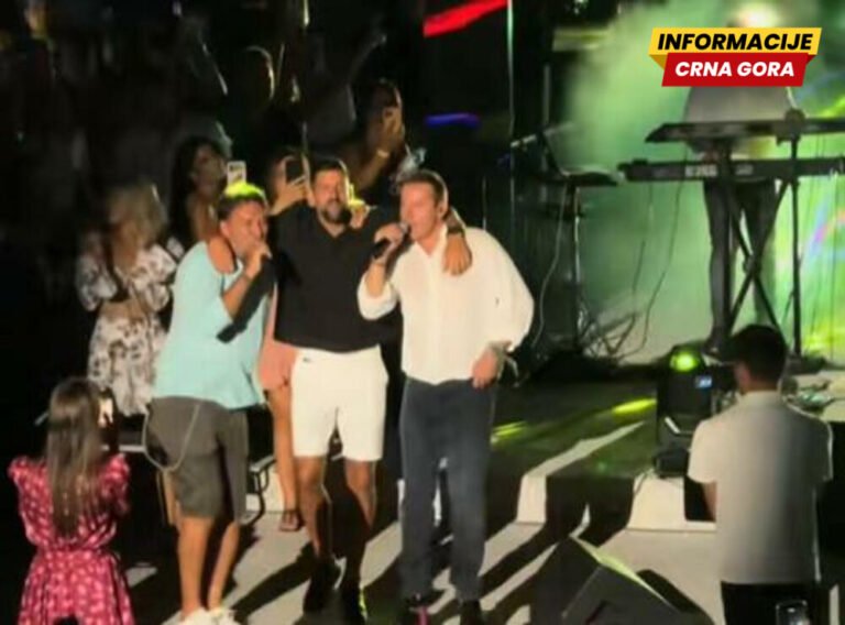 Đoković pjevao sa Georgijevom i Niggorom na Kanli kuli