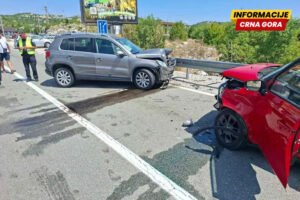 Tri osobe povrijeđene u udesu na putu Cetinje – Budva